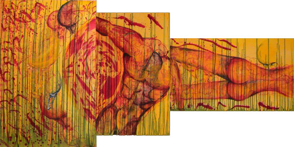 Better will come, Triptychon, 120 × 240 cm